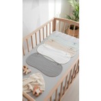 O&G Collection 4'lü Müslin Bebek Omuz Örtüsü Seti %100 Pamuklu 4 Katlı Nefes Alan Soft Renkler