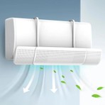 Etashop Ayarlanabilir Delikli Klima Hava Yönlendirici Universal Split Klima Rüzgar Perdesi, Klima Çarpması Önleyici 60 90 cm