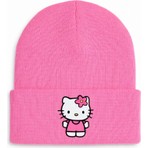 Middles & Niddles Collection Middles&niddles Collection Kışlık - Yün - Çocuk – Pembe - Hello Kitty Dayanıklı Baskı Bere