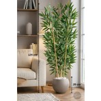 Biçiçek 125CM Yapay Bambu Ağacı Küre Saksıda
