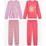 Penti Kız Çocuk Pembe Caturday Night Uzun Kollu 2'li Pijama Takımı