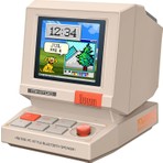 Divoom Minitoo Bluetooth Hoparlör, Kablosuz, Piksel Ekranlı Retro Taşınabilir Ses Bombası, Beyaz