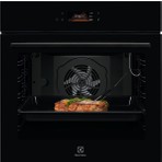 Electrolux LOD8P39Z 500 Serisi Steambake Buhar Destekli Pirolitik Temizleme Sistemli Wi-Fi 72 Lt Siyah Ankastre Fırın