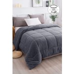 Evlen Home Collection Ultra Yumuşak Tek Kişilik Çift Taraflı Wellsoft Peluş Yorgan Yıkanabilir (Battaniye / Nevresim) 160 x 220 cm