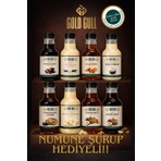 Gold Gull Kahve Lezzet Seti 8 x 110 ml Karamel Vanilya Çikolata İrish Cream Aromalı