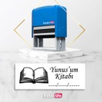 Baskı Life  Kaşe  Kitap Mührü Kitap Damgası Kişiye Özel Kaşe 604