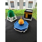  Üçlü Maket Set Küçük Boy ( Kabe- Mescidi Aksa-Mescidi Nebevi)