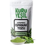 Kuru Yeşil Ispanak Tozu – Yerli Doğal Sebze Tozu 100 Gr Katkı Maddesi İçermez