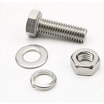 Labshop41 Akb M6X10MM Altıköşe (Altıgen,anahtar) Başlı Vida , Somun , Rondela ve Yaylı Pul  10 Takım  (RF145)
