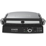 Schafer Grand Grill 6 Dilim 2000 W Izgara & Tost Makinesi - Inox