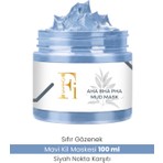 QREMFİ AHA BHA PHA İçerikli Sıfır Gözenek Mavi Kil Maskesi 100 ml Tüm Cilt Tipleri İçin Etkili