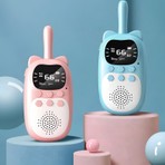 Cevval Çok Fonksiyonlu Çocuk Telsizi Walkie Talkie Interkom 2'li Paket Eğlenceli İletişim Aracı
