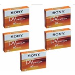 Angelphoto Mini DV Kamera Kaseti 5 Adet Sony DVM 60PR4JE Everday Tipi Yüksek Çözünürlük
