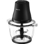 Philips HR1502/00 4 Bıçaklı Doğrayıcı 3000 Serisi Siyah Plastik Hazneli 500 W Güç ve PowerChop Teknolojisi
