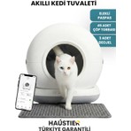 Haustier CB001 Akıllı Otomatik Kedi Tuvaleti, APP ile Kontrol, 75lt İç Hazne, 7lt Çöp Haznesi