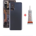 Fodos Xiaomi Redmi Note 10 Pro Arka Kapak - Arka Pil Batarya Kapağı + B7000 Yapıştırcı - M2101K6G Uyumlu
