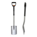 Fiskars Teleskopik Düz Uçlu Bahçe Küreği 1000620