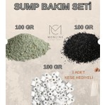 Sump Bakım Seti Zeolit -  Aktif Karbon - Seramik Halka Yanında Kese Hediyeli
