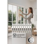 Transformacion Premium Çelik Mandal Seti - 60'lı Elite Seri, Endüstriyel Mukavemetli Çamaşır Mandalı 722780