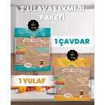Asrın Tandırı 2'li Paket (1 Paket Ekşi Hamurlu Çavdar Lavaş Ekmeği - 1 Paket Ekşi Hamurlu Yulaf Lavaş Ekmeği)