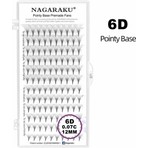 Nagaraku 6d Hazır Volum C Kıvrım 12MM Ipek Kirpik