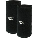 Musclecloth Training Uzun Havlu Bileklik 2'li Paket Siyah