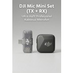 DJI Mic Mini Yaka Mikrofon Seti (Mic Mini + Mobile Receiver) Çok Renkli İthalatçı Garantili