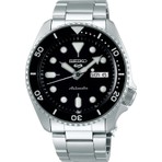 Seiko Srpd55K Erkek Kol Saati Otomatik Çelik Kasa 10 ATM Suya Dayanıklılık Siyah Kadran