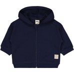 Civil Baby Civil Basic Timeless Kapüşonlu 6-18 Ay Hırka - Lacivert 18-24 Ay