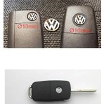 Stilix Garage Volkswagen 10MM Anahtar Logosu Amblemi 2 Adet