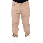 ModeXL Mode Xl Erkek Pantolon Keten Milano Klasik 20902 Cappucino
