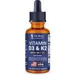  Vitamin D3 And K2 Liquid With Mct Oil – Unflavored – 1 Fl Oz