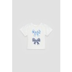 GB Baby Bg Store Kız Bebek Beyaz Tshirt