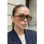 Ren Eyewear Sepia Air Unisex Leopar Açık kahverengi camlı Pilot Güneş Gözlüğü | UV400 Koruma