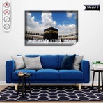 Akıllı Kağıt Kabe Tablo - Poster Dini (Model- 6)