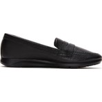 Derimod Kadın Siyah Deri Konfor Loafer 26PFD1501FT