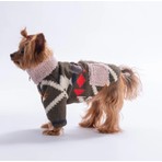 Pawstar Haki Chicago Ethnic Weave Küçük Irk Köpek Pofuduk Ceket