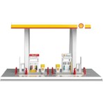 Cca 1/64 Shell Gaz Benzin Istasyonu Shell Benzinlik Diorama Maketi