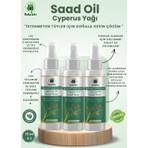 Tüy Azaltıcı Dökücü Incetici Saad Yağı ( Cyperus Rotundus Oil ) 75 ml ( (3 Adet )