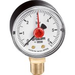 Caleffi 557310 Basınç Saati 0-10 Bar, 1/4 Alttan Bağlantı Tek Parça Paslanmaz Çelik