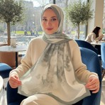 Revam Collection Desenli Pamuk Soft Şal Ilham Serisi Degrade