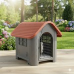AKAN MARKETİNG Akan Marketing Plastik Kedi ve Köpek Kulübesi  Kapılı 85X71X66 cm