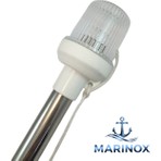 Marinox Çıpa Fenerli Işıklı Bayrak Direği – Hareketli Ayaklı Marin Tip Paslanmaz Direk (Çeşitleri)