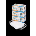 Bey Mask BEYMASK 3 Katlı Full Ultrasonik Telli Cerrahi Maske – Beyaz Renk (50’li x 3 Kutu / 150 Adet)