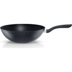 Fissler Cenit Wok Tava 30 cm Alüminyum Yapışmaz Tabanlı Siyah Renkli Profesyonel Mutfak İçin