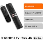 Xiaomi TV Stick 4K 2. Nesil  - TV Stick 4K 2nd Gen Android Medya Oynatıcı 2. Nesil Dolby Vision & HDR10+ (Xiaomi Türkiye Garantili)