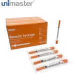 Unimaster 1 ml 30 G 8 mm Mezoterapi - Botoks Enjektörü 100 Adet