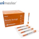 Unimaster 0.5 ml 32 G 8 mm Mezoterapi - Botoks Enjektörü 100 Adet