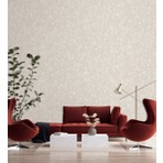 Adawall Muse Koleksiyonu 25103-2 Krem Dokulu Modern Duvar Kağıdı