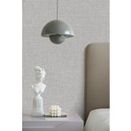 Adawall Muse Koleksiyonu 25104-3 Açık Vizon Keten Efektli Modern Duvar Kağıdı